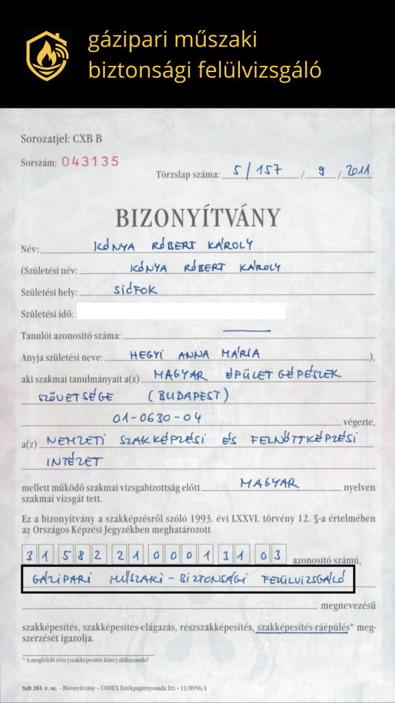Bizonyítvány 1