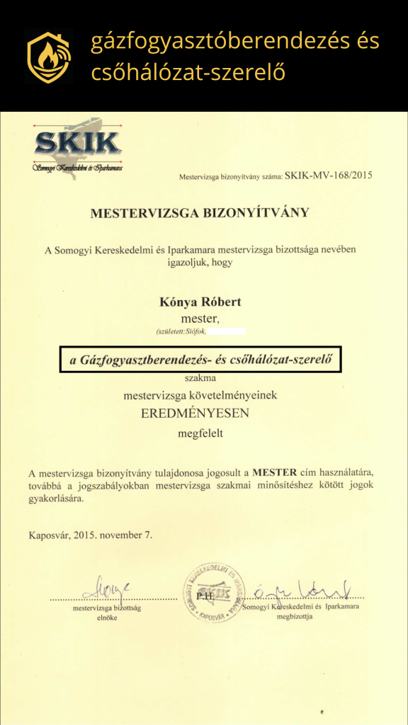 Bizonyítvány 3